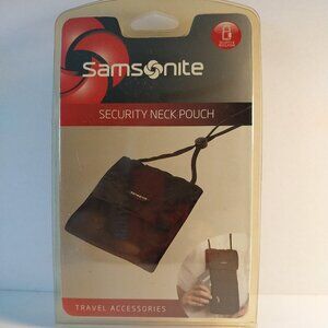 Samsonite Security Neck Pouch Black Style 44809-1041 NWT